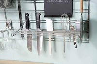 Étagère de rangement mural pour ustensiles argent "Walltech"