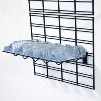 Étagère murale pour bouteilles noire "Walltech"