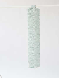 Étagère souple à suspendre 9 niveaux verte "Daman"