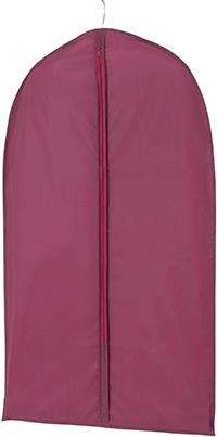 Housse courte pour vêtements bordeaux