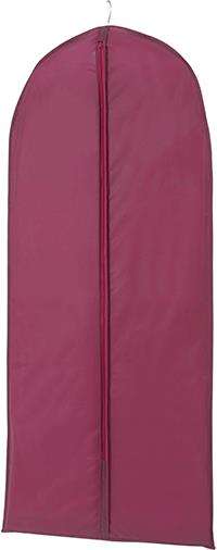 Housse longue pour vêtements bordeaux