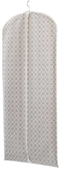 Housse longue pour vêtements taupe "Madison"