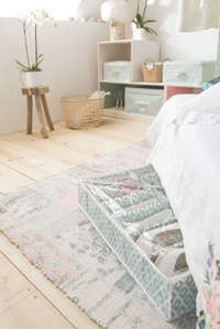 Housse de rangement pour chaussures verte "Daman"