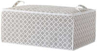 Housse de rangement pour couette taupe "Madison"