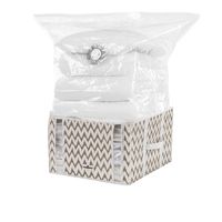 Housse souple sous-vide Compactor beige "Ikat" M