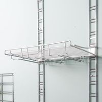 Kit de rangement mural pour verres argent "Walltech"