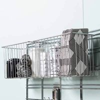 Kit de rangements muraux cuisine argent grand modèle "Walltech"