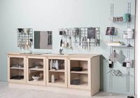 Kit de rangements muraux cuisine argent grand modèle "Walltech"