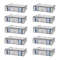 Lot de 10 housses souples sous-vide Compactor blanches "Life" L