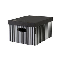 Lot de 2 boîtes « Shirt » coloris noir