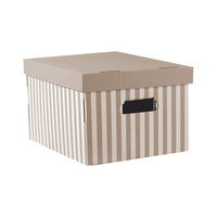 Lot de 2 boîtes « Shirt » coloris taupe