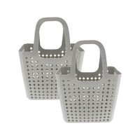 Lot de 2 sacs de course gris "Kosto"