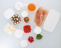 Lot de 21 boîtes alimentaires