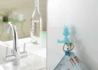 Lot de 3 Funny hooks Girafe Turquoise