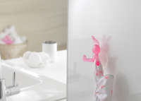 Lot de 3 Funny hooks Lapin Rose