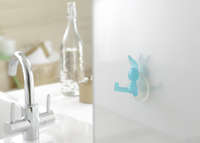 Lot de 3 Funny hooks Lapin Turquoise
