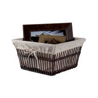 Lot de 3 paniers de rangement carrés "Toscane"