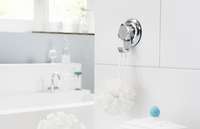 Lot de 4 grands crochets à ventouse argent "Bestlock"