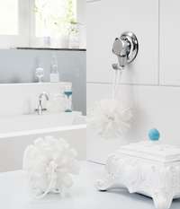 Lot de 4 grands crochets à ventouse argent "Bestlock"