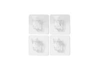 Lot de 4 pinces auto-adhésives "Clip"