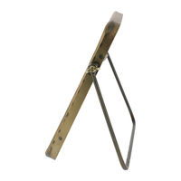 Miroir doré à poser