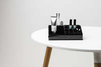 Présentoir maquillage 15 compartiments noir