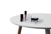 Rangement maquillage 8 compartiments transparent