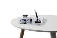 Rangement maquillage et bijoux avec 2 tiroirs transparent