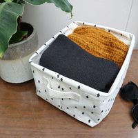 Panier "Arrow" souple écru Taille S