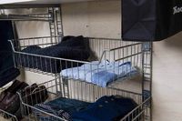 Panier de rangement mural chromé "Walltech" XXL