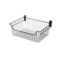 Panier de rangement mural noir "Walltech" XL