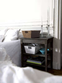 Panier de rangement beige "Etna"