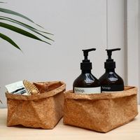  Panier rond "Cork" souple en liège