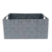 Panier "Toronto" gris taille M