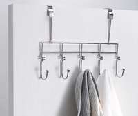 Patère de porte métal 5 crochets "Zébulon"