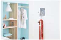 Patère murale auto-adhésive 1 crochet "Bestlock Magic"