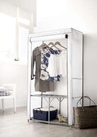 Armoire penderie blanche "Fast"