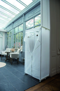 Armoire penderie transparente "Milky"