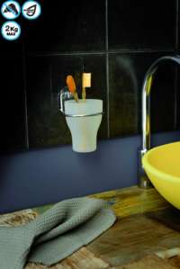 Porte-brosses à dents auto-adhésif Bestlock Magic