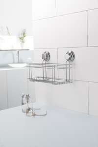 Panier à ventouses argent "Bestlock" grand modèle