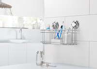 Panier à ventouses argent "Bestlock" grand modèle