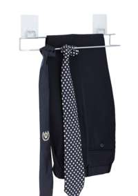 Porte-pantalons mural double auto-adhésif Bestlock Magic 1