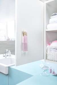 Rangement mural auto-adhésif pour pinceaux "Vision"