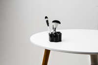 Rangement maquillage pour pinceaux 12 compartiments noir