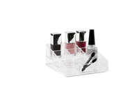 Rangement maquillage pour vernis 9 compartiments transparent