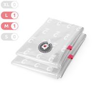 Lot de 2 sacs de compression "Aspispace" (1 M + 1 L)