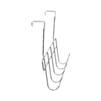 Patère de porte métal 5 crochets trèfles "Folio"