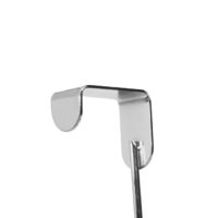 Patère de porte métal 12 crochets bois "Billy"