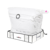 Lot de 5 housses souples sous-vide Compactor blanches "Life" L