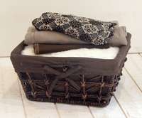 Panier de rangement marron "Cara"